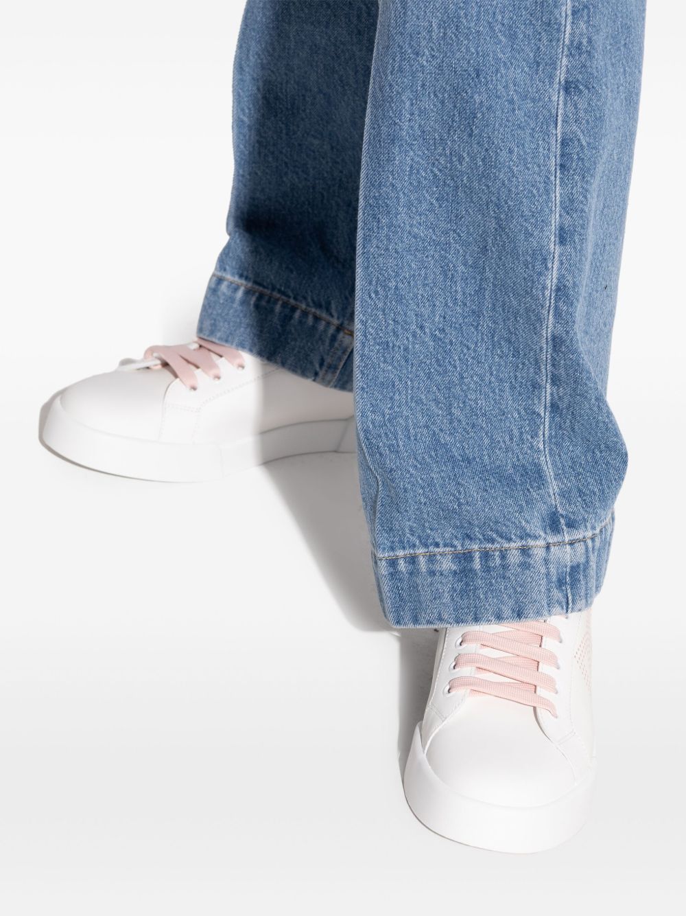Dolce & Gabbana Sneakers Pink Outer: Calf Leather