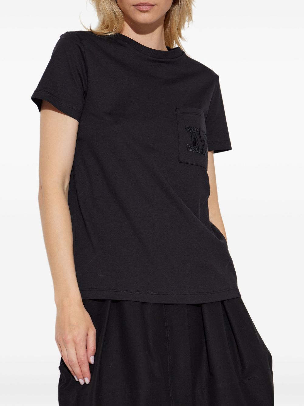 Max Mara T-shirts and Polos Black Cotton