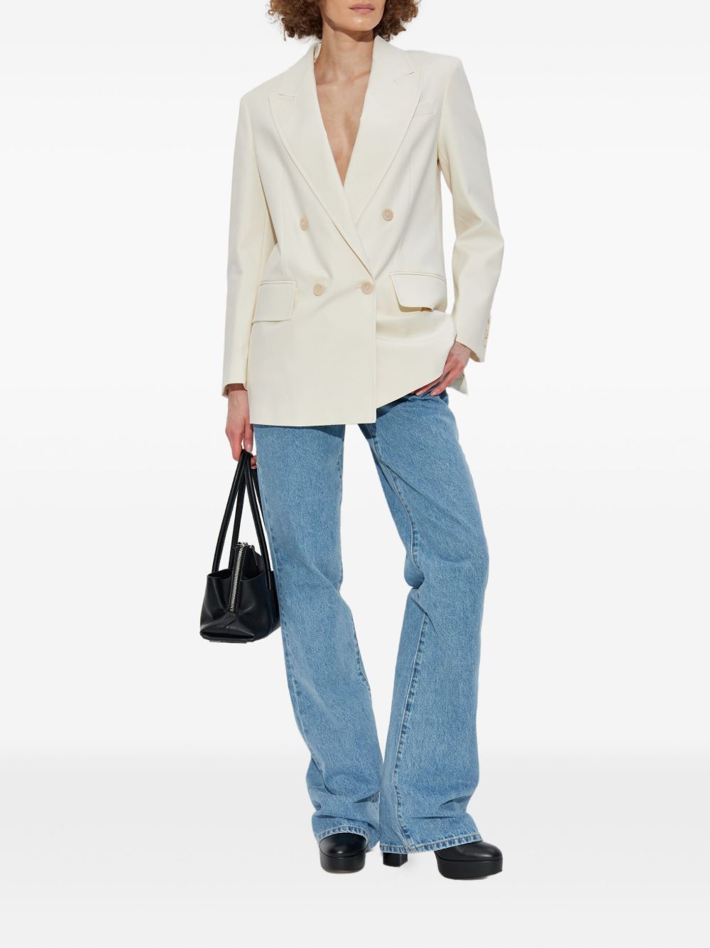 Max Mara Jackets White Cotton
