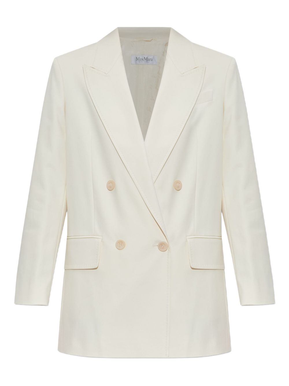 Max Mara Jackets White Cotton