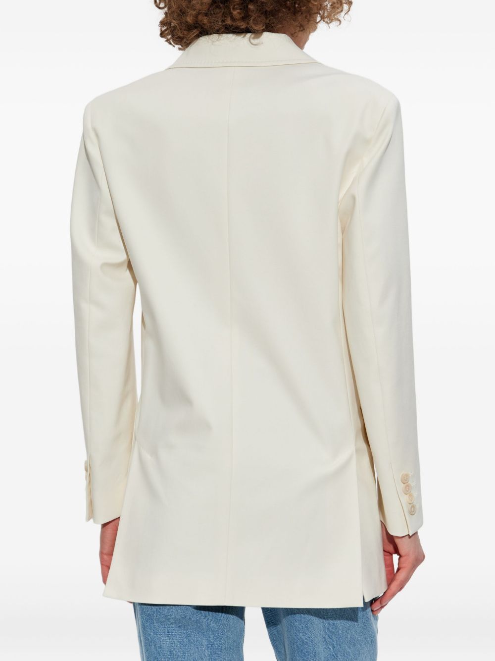 Max Mara Jackets White Cotton