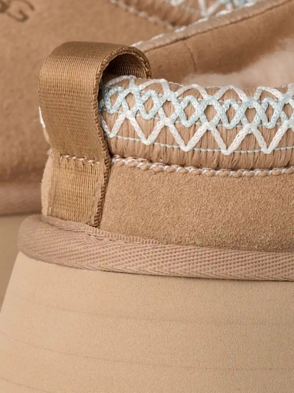 Ugg Sandals Beige Leather 100 %