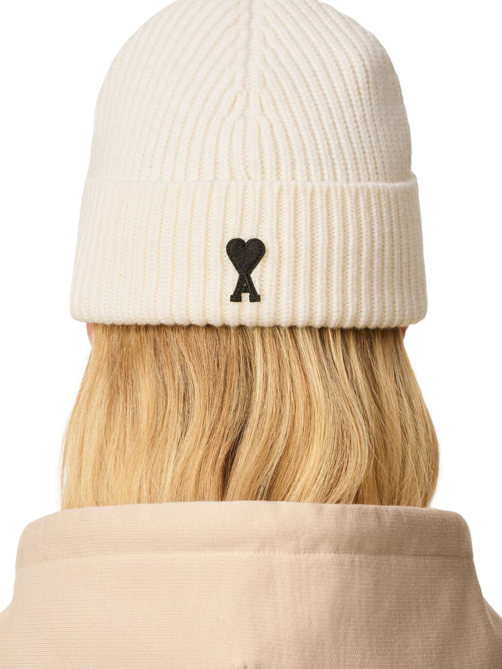 Ami Paris Hats Beige Wool