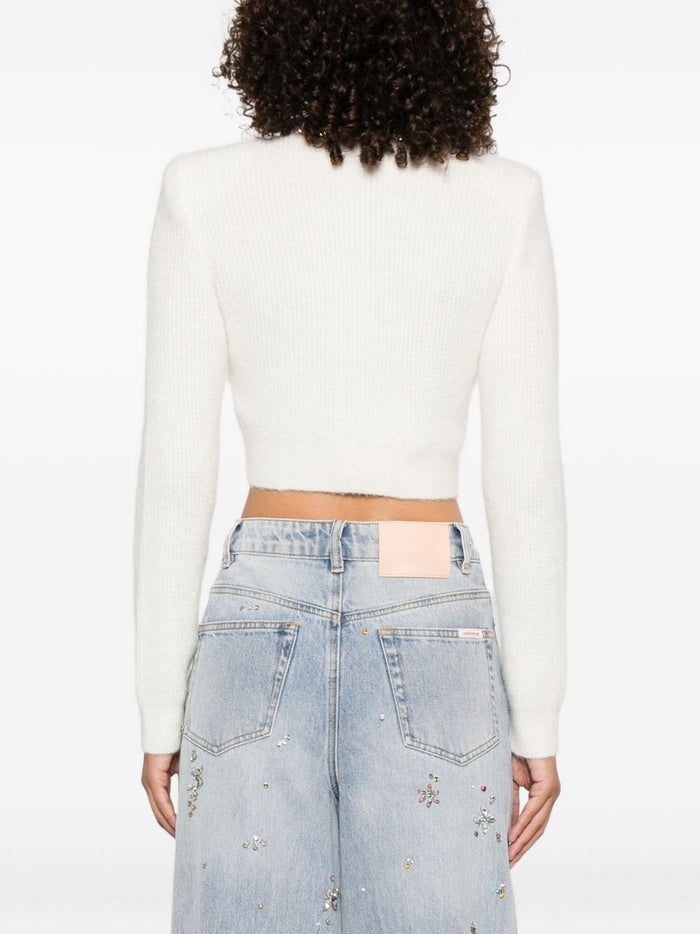Self-Portrait Sweaters Beige Polyester