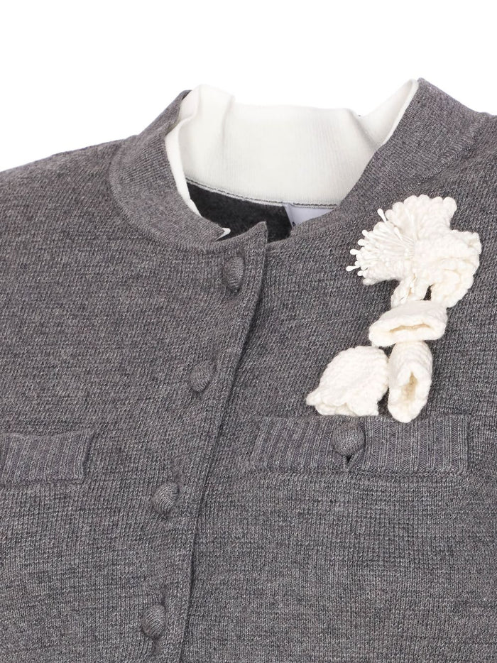 Self-Portrait Sweaters Grey Viscose