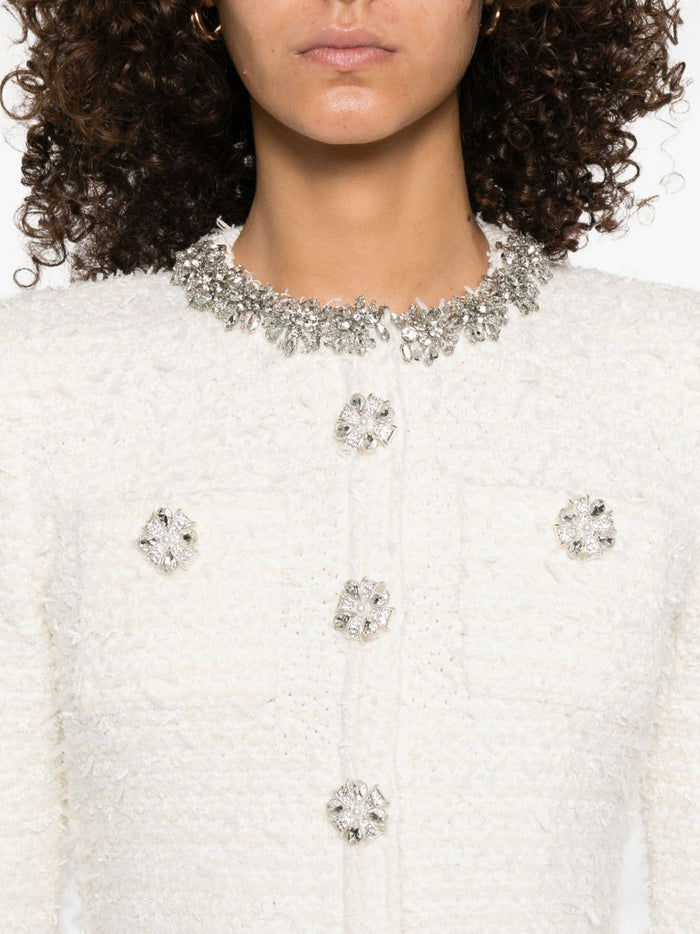 Self-Portrait Sweaters Beige Cotton