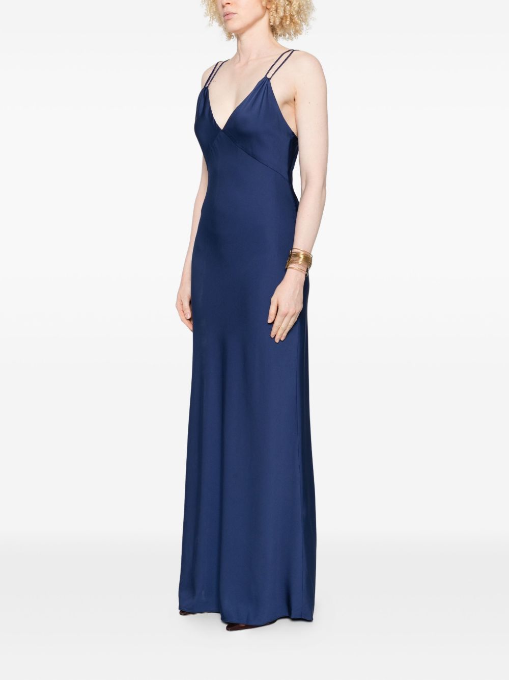 Alice + Olivia Dresses Blue Outer: Viscose