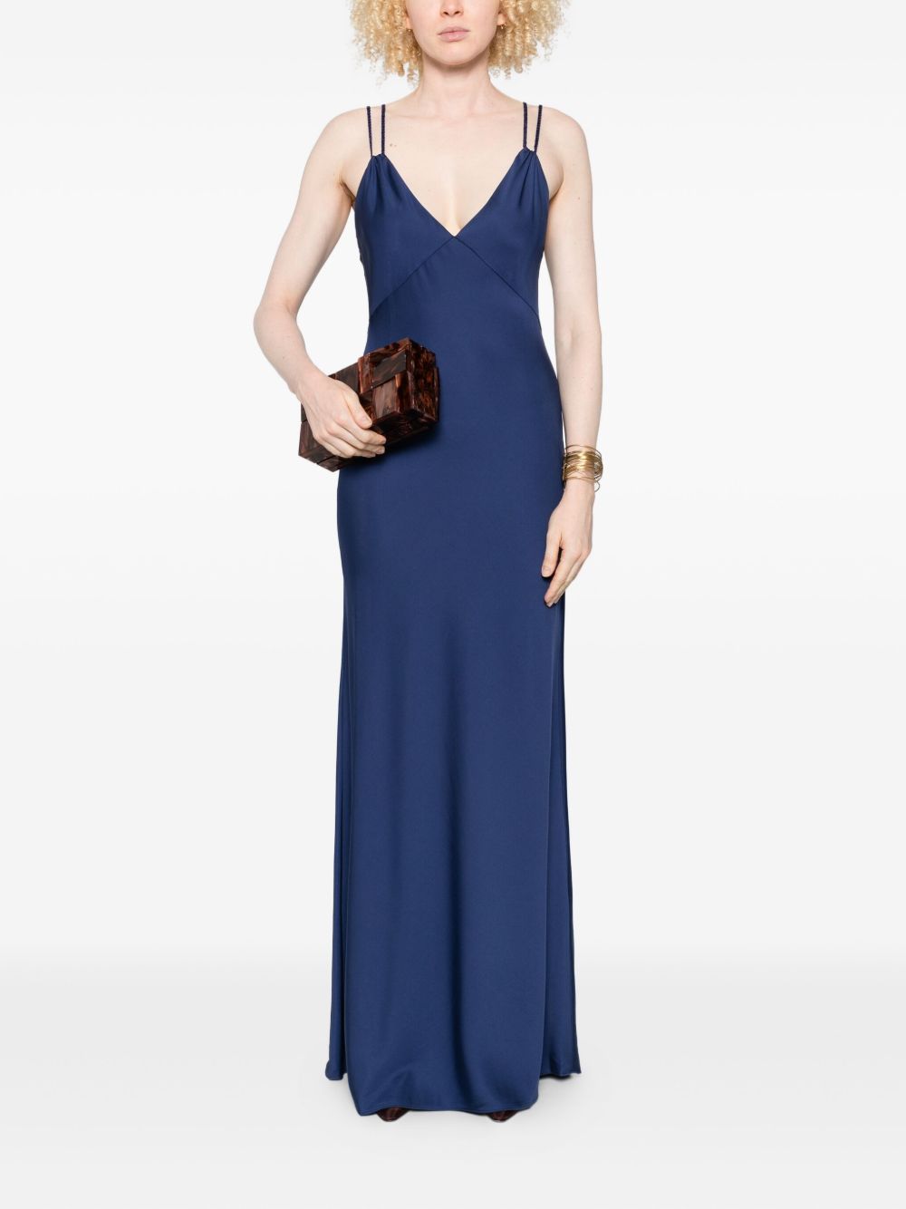 Alice + Olivia Dresses Blue Outer: Viscose