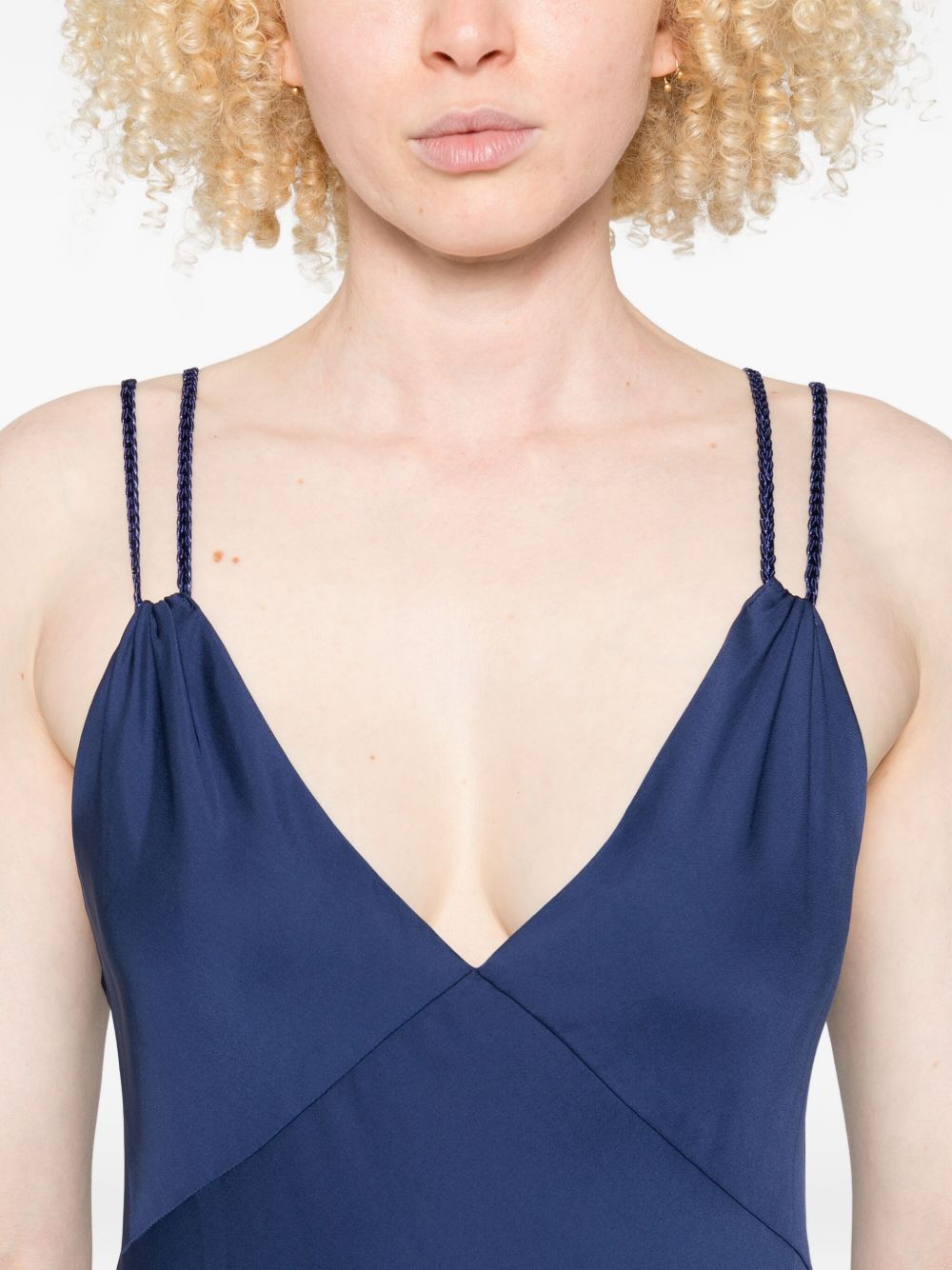 Alice + Olivia Dresses Blue Outer: Viscose