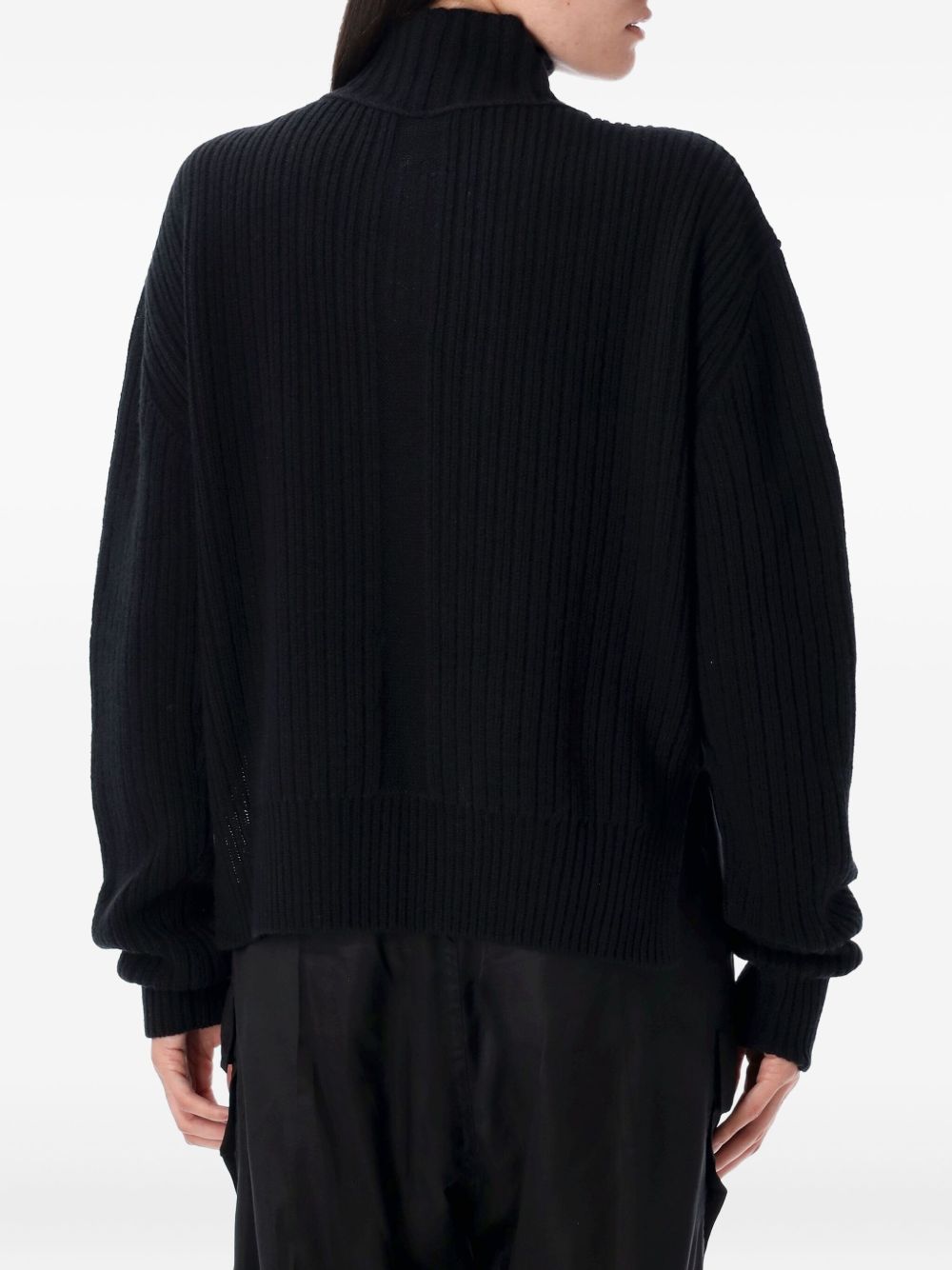 Rick Owens Sweaters Black Fabric