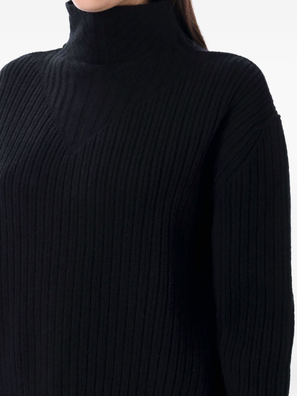 Rick Owens Sweaters Black Fabric