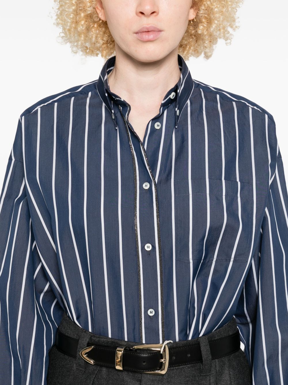 Brunello Cucinelli Shirts Blu