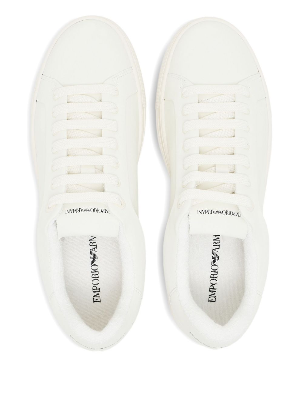 Emporio Armani Exclusive Sneakers Bianco Bovine Leather