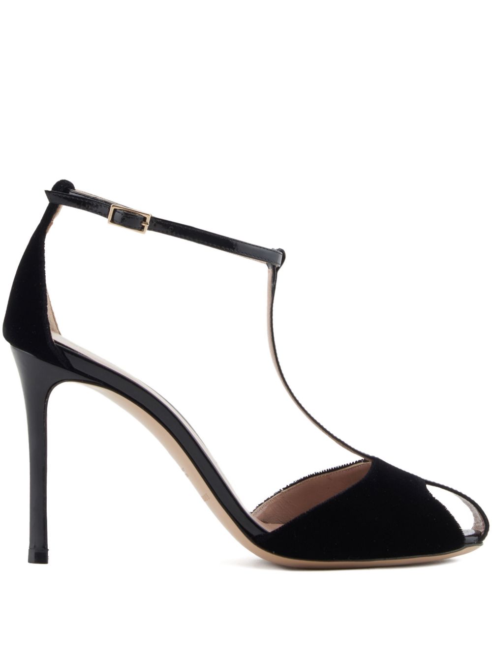 Emporio Armani With Heel Nero Cupro