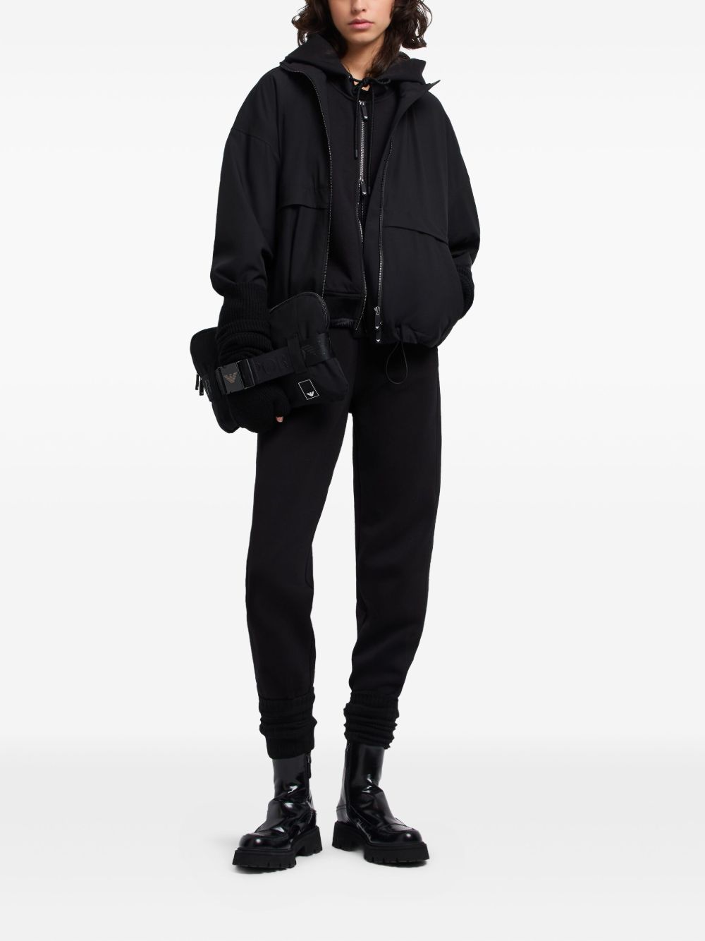 Emporio Armani Capsule Coats Nero Polyester