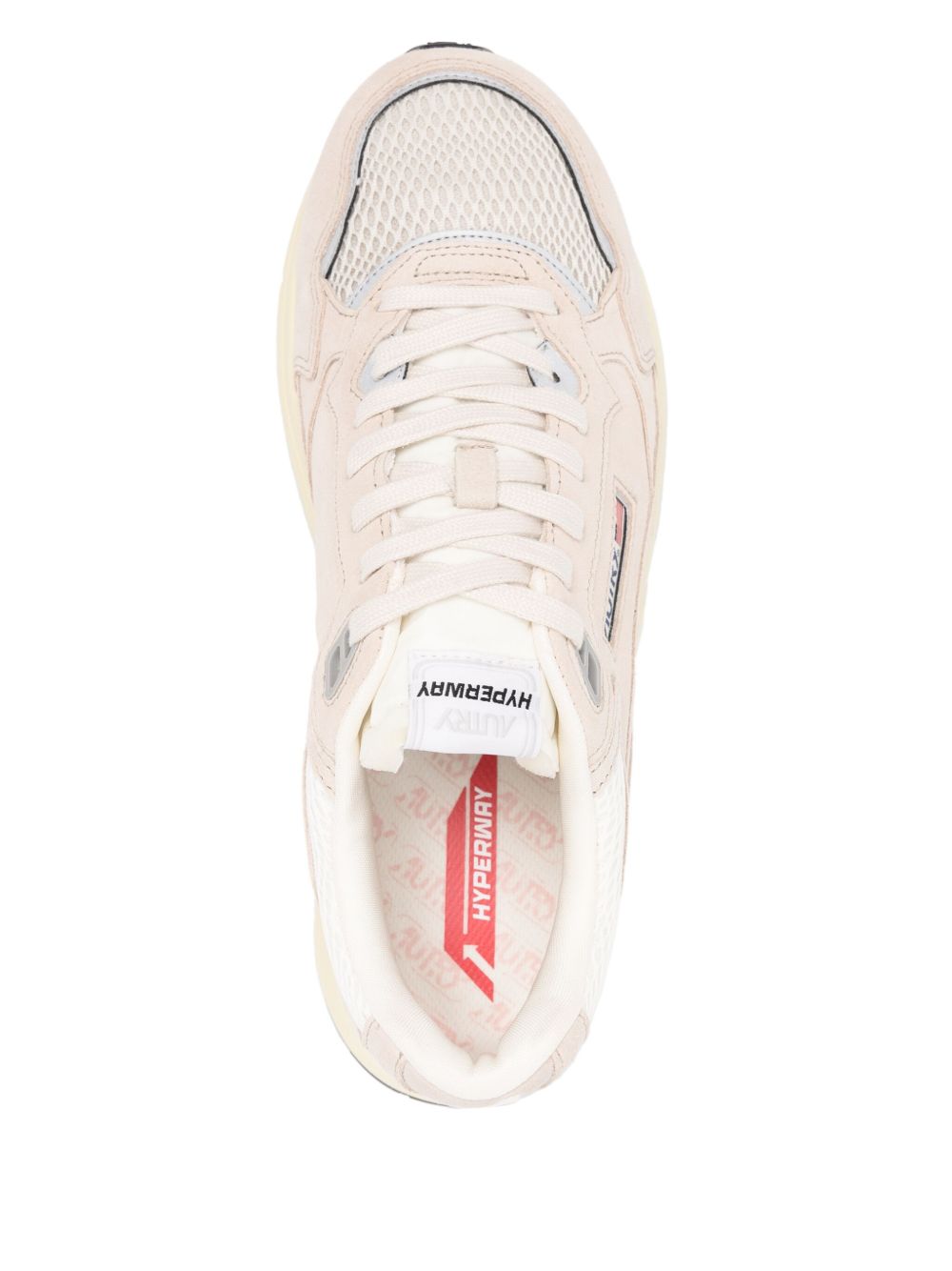 Autry Sneakers Silver Outer: Calf Suede