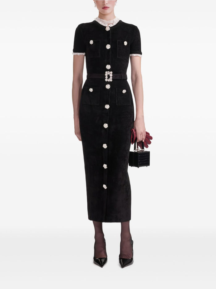 Self-Portrait Dresses Black Fabric
