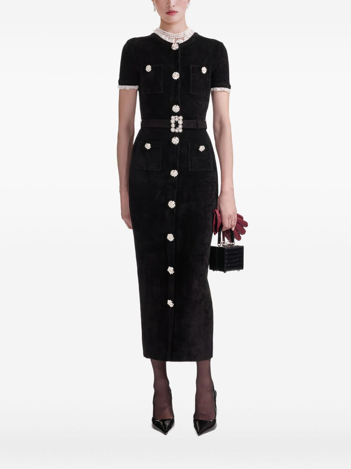 Self-Portrait Dresses Black Fabric