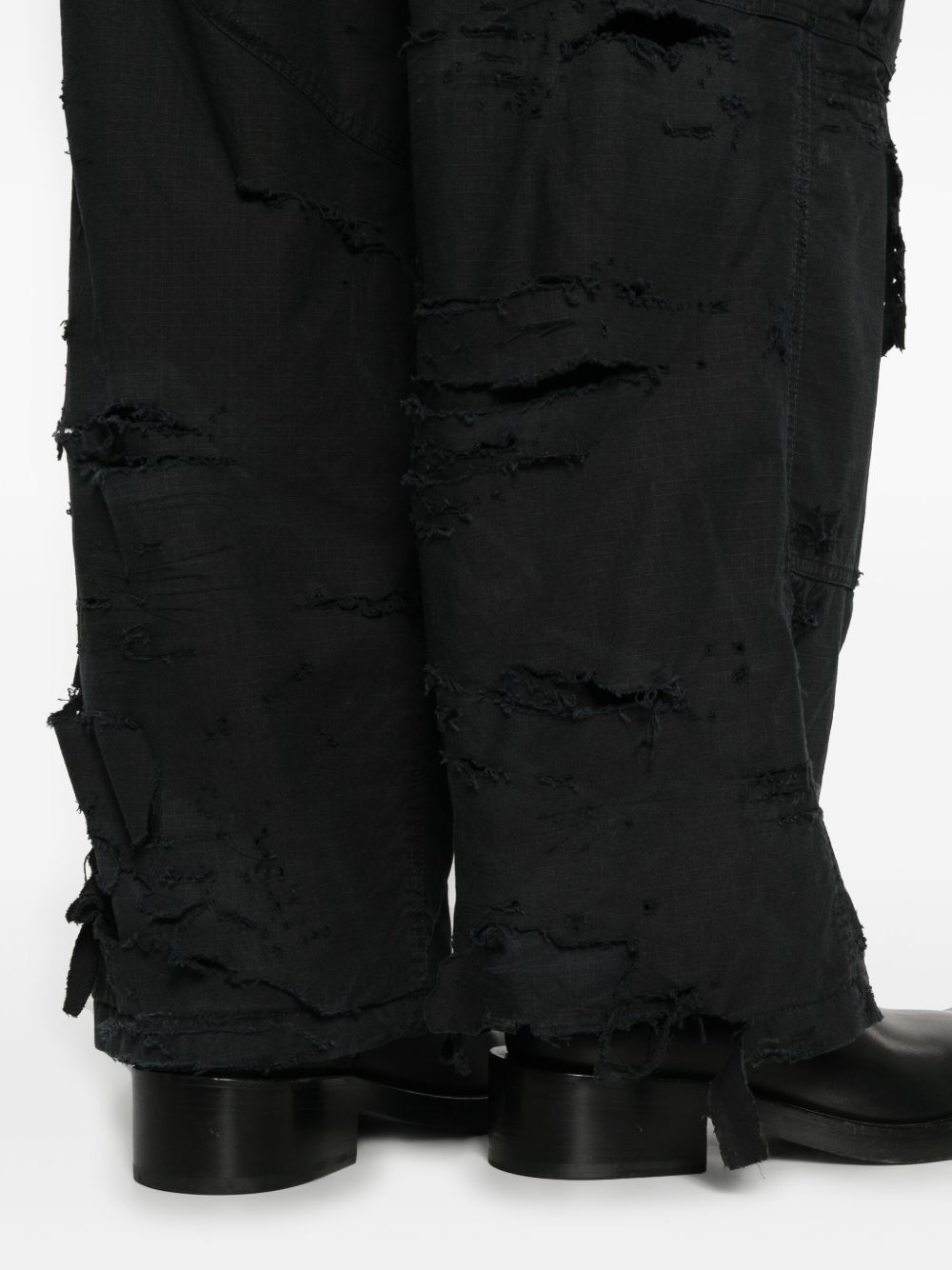 Balenciaga Trousers Black Cotton