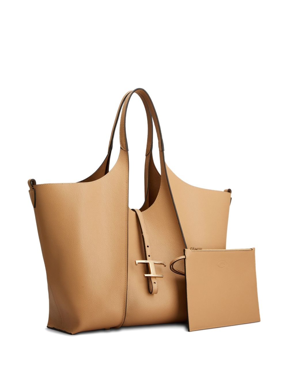 Tods Bags Camel Calf Leather