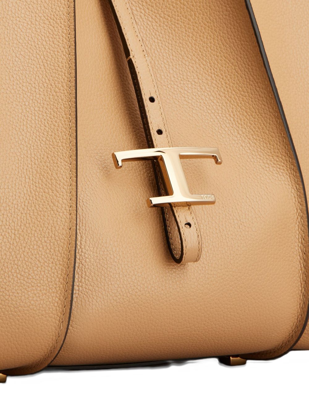 Tods Bags Camel Calf Leather