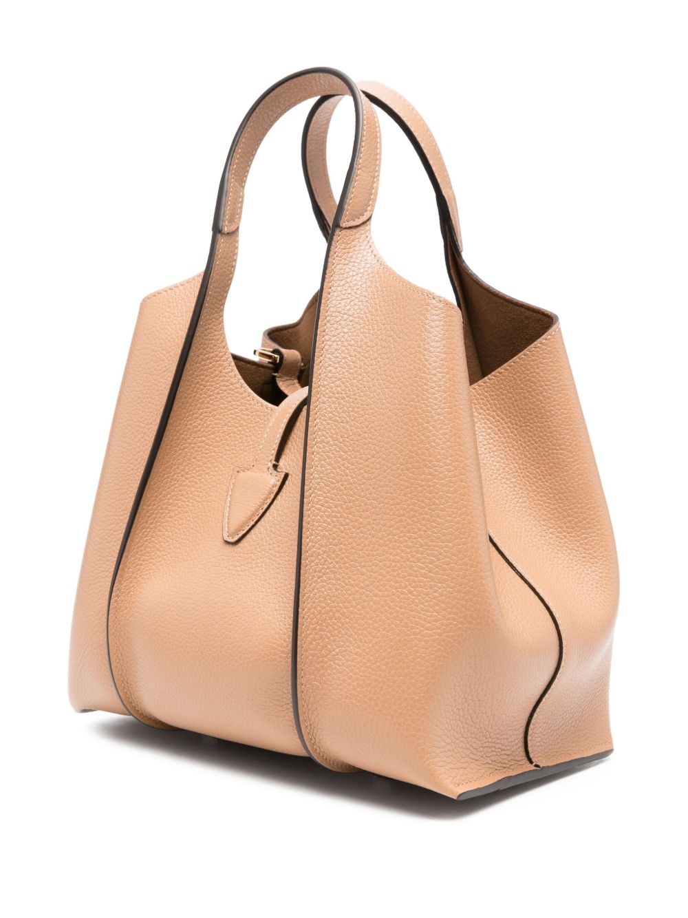 Tods Bags Camel Calf Leather