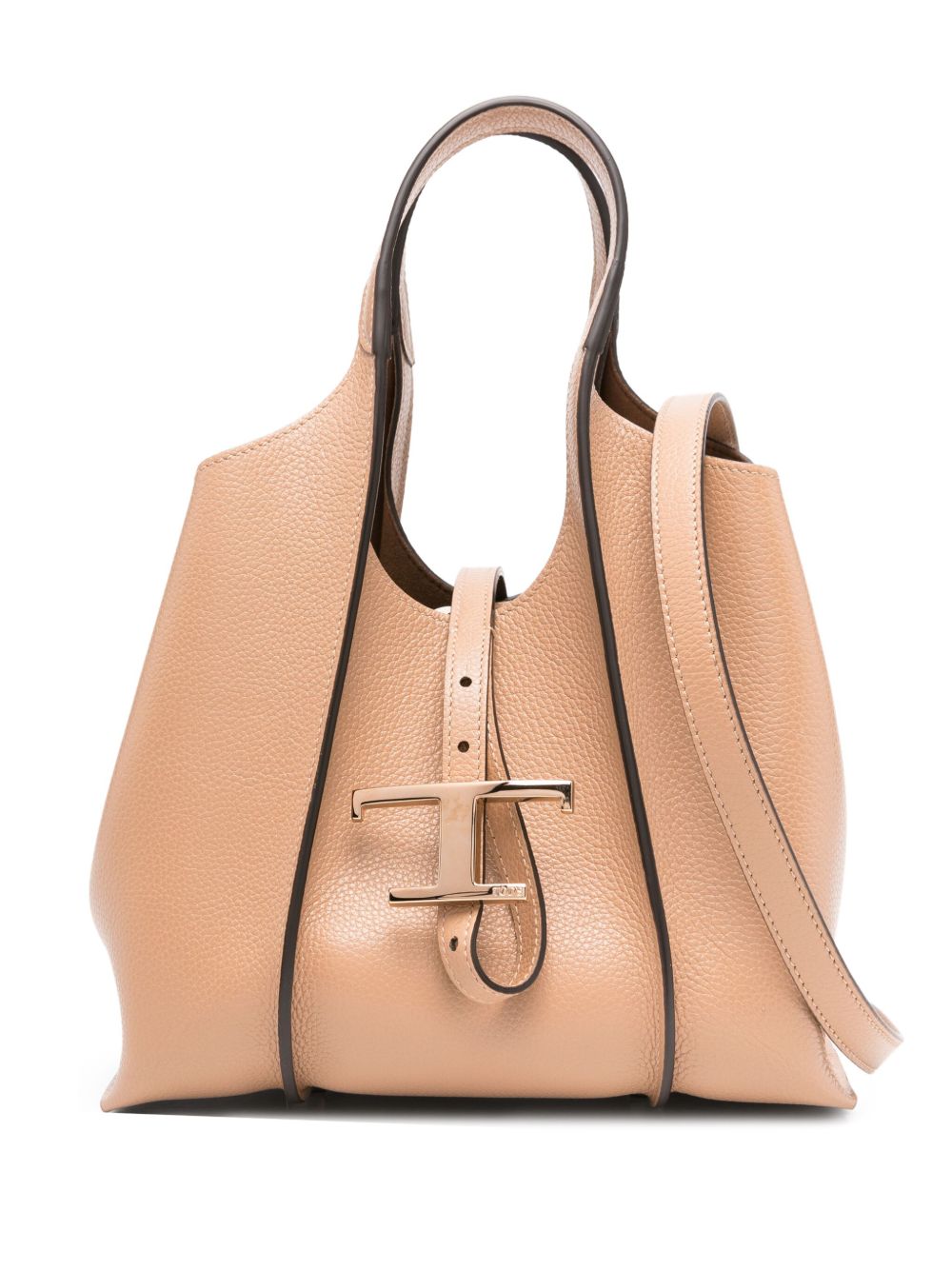 Tods Bags Camel Calf Leather