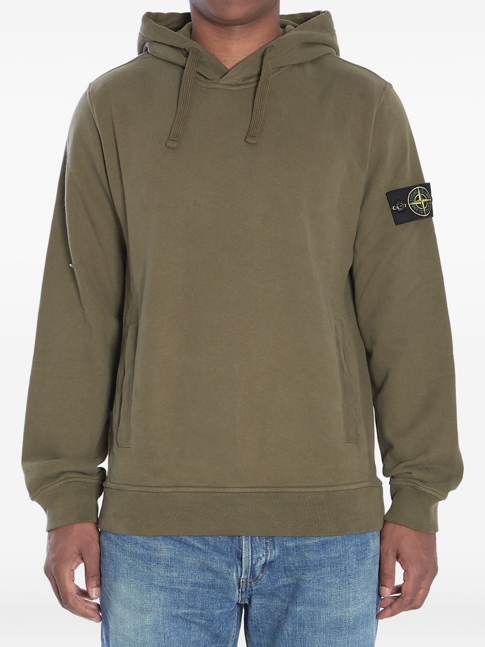 Stone Island Sweaters Green Cotton