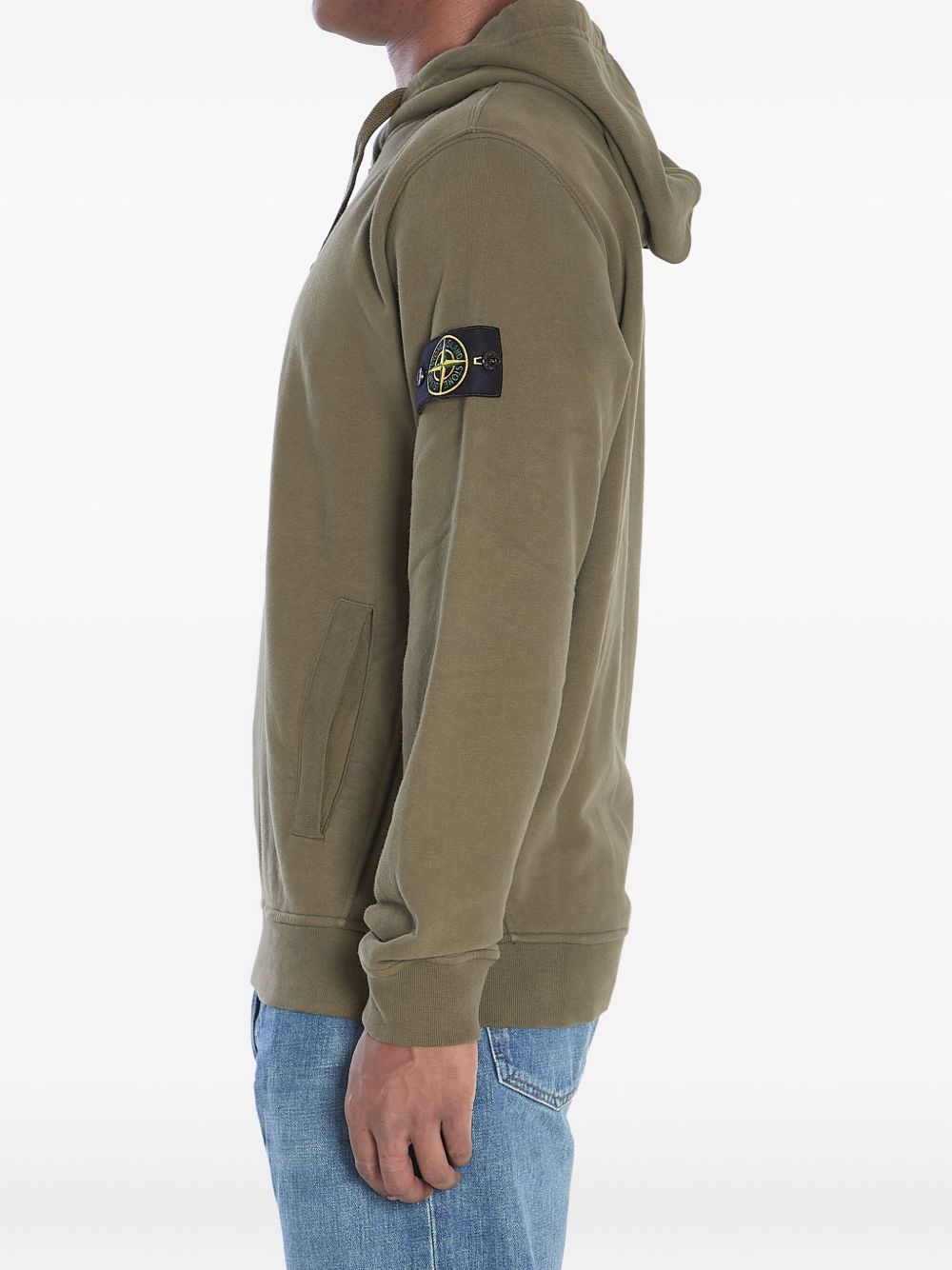 Stone Island Sweaters Green Cotton