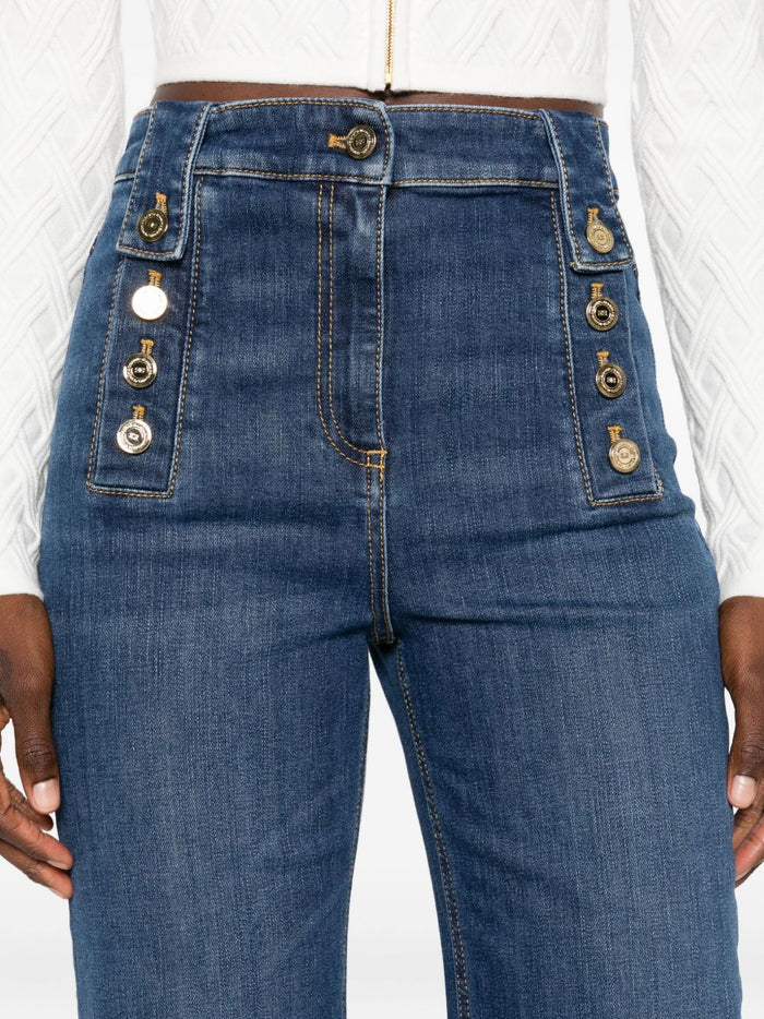 Elisabetta Franchi Jeans Blue Cotton