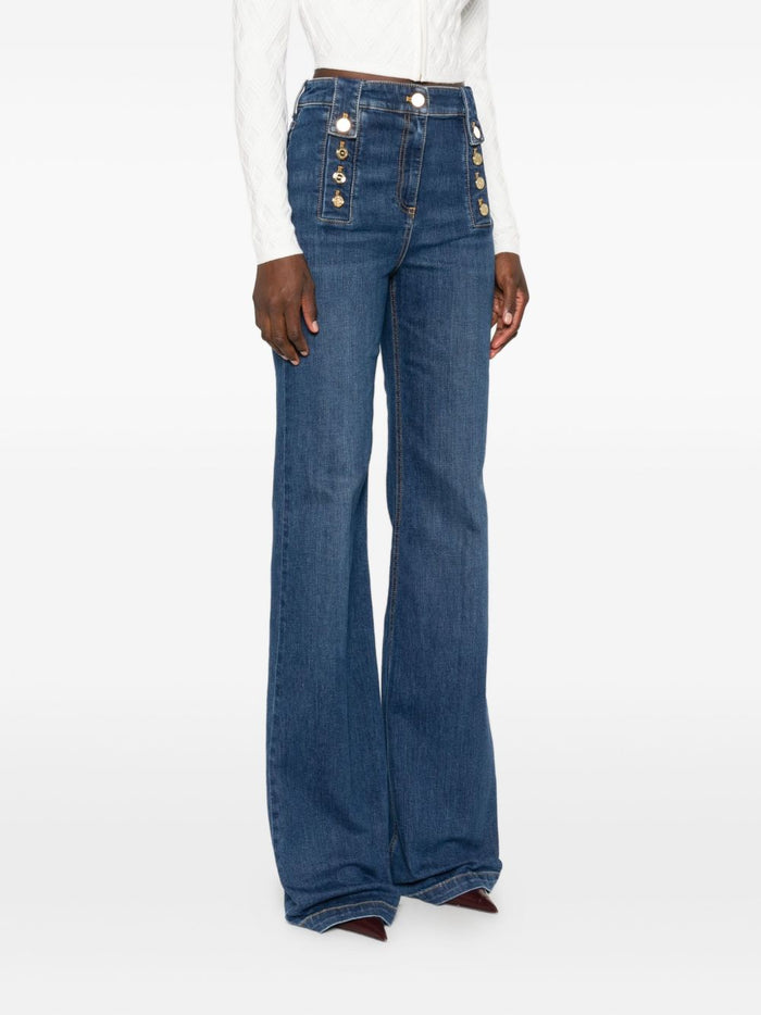 Elisabetta Franchi Jeans Blue Cotton