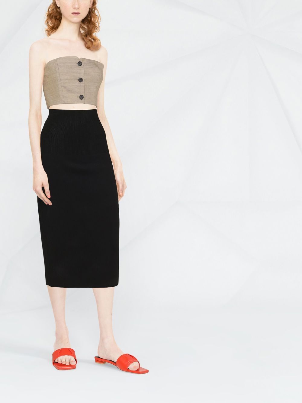 Victoria Beckham Skirts Black Viscose