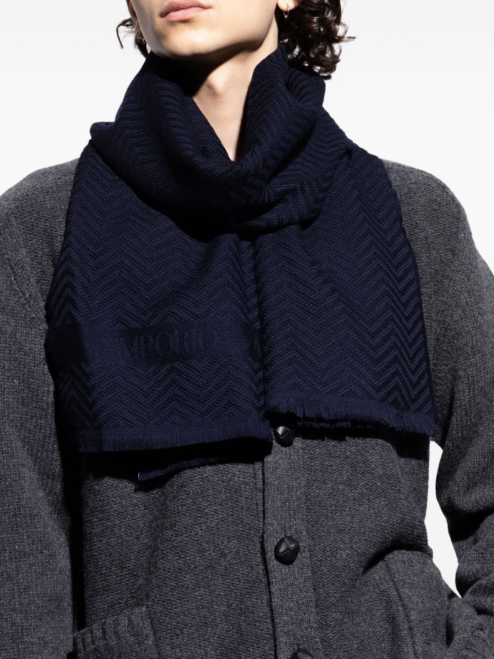 Emporio Armani Scarfs Blu