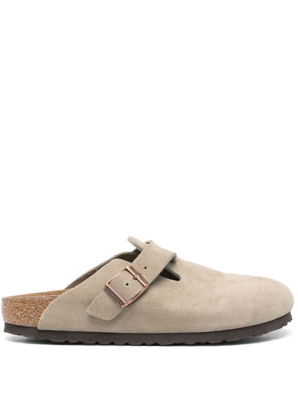 Birkenstock Sandals Dove Grey Furs & Skins->suede100.0 %