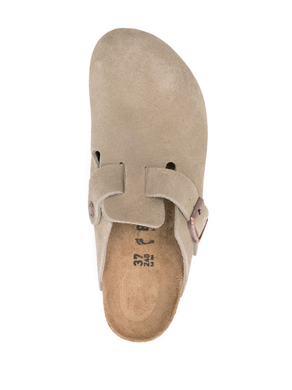 Birkenstock Sandals Dove Grey Furs & Skins->suede100.0 %