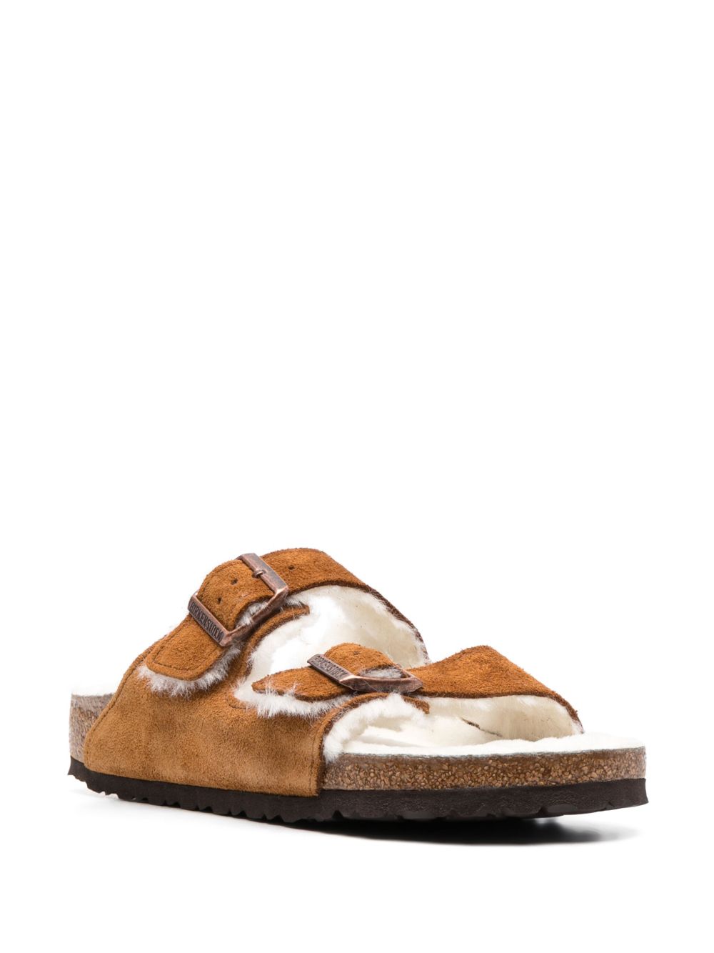 Birkenstock Sandals Leather Brown Furs & Skins->suede100.0 %