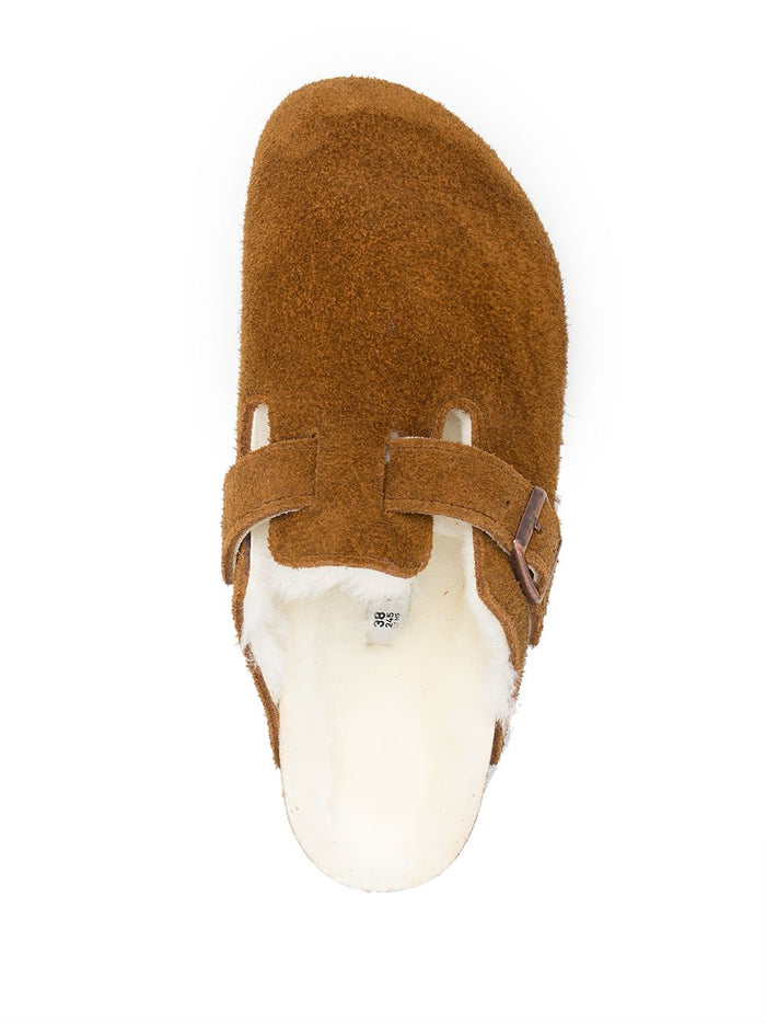 Birkenstock Sandals Leather Brown Furs & Skins->suede100.0 %