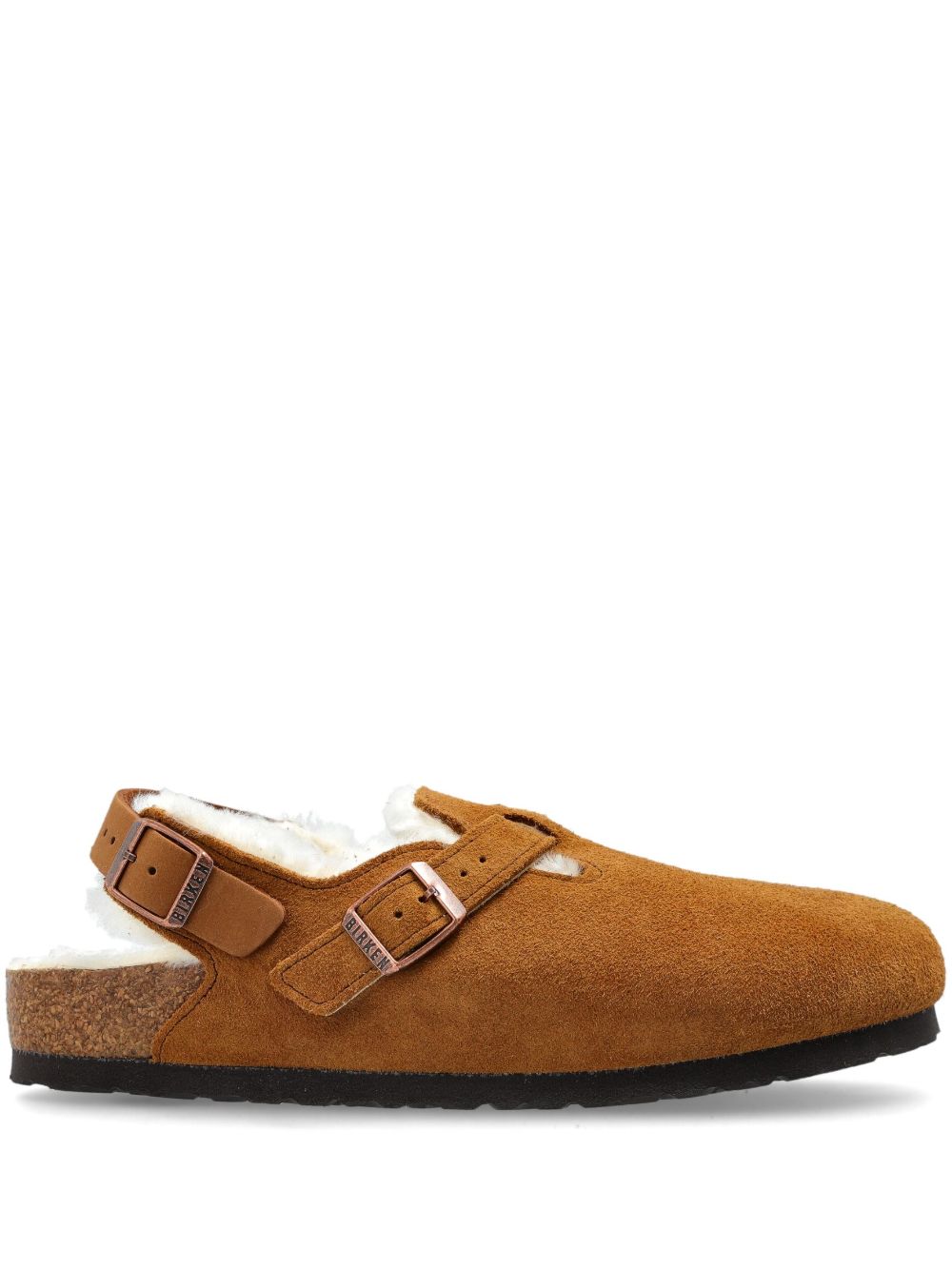 Birkenstock Sandals Leather Brown Furs & Skins->suede100.0 %