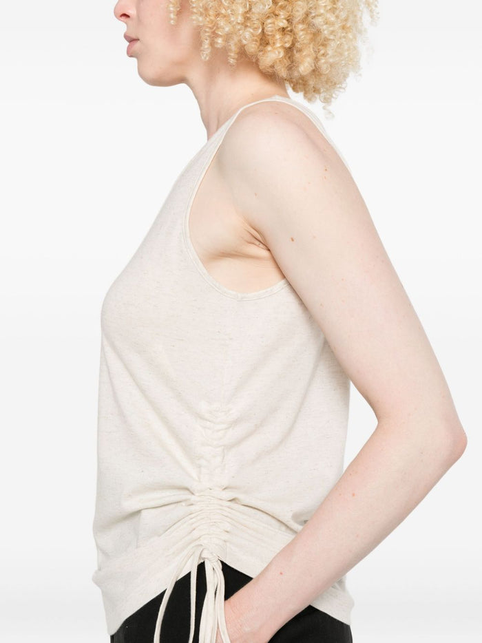 Fendi Top Beige Cotton
