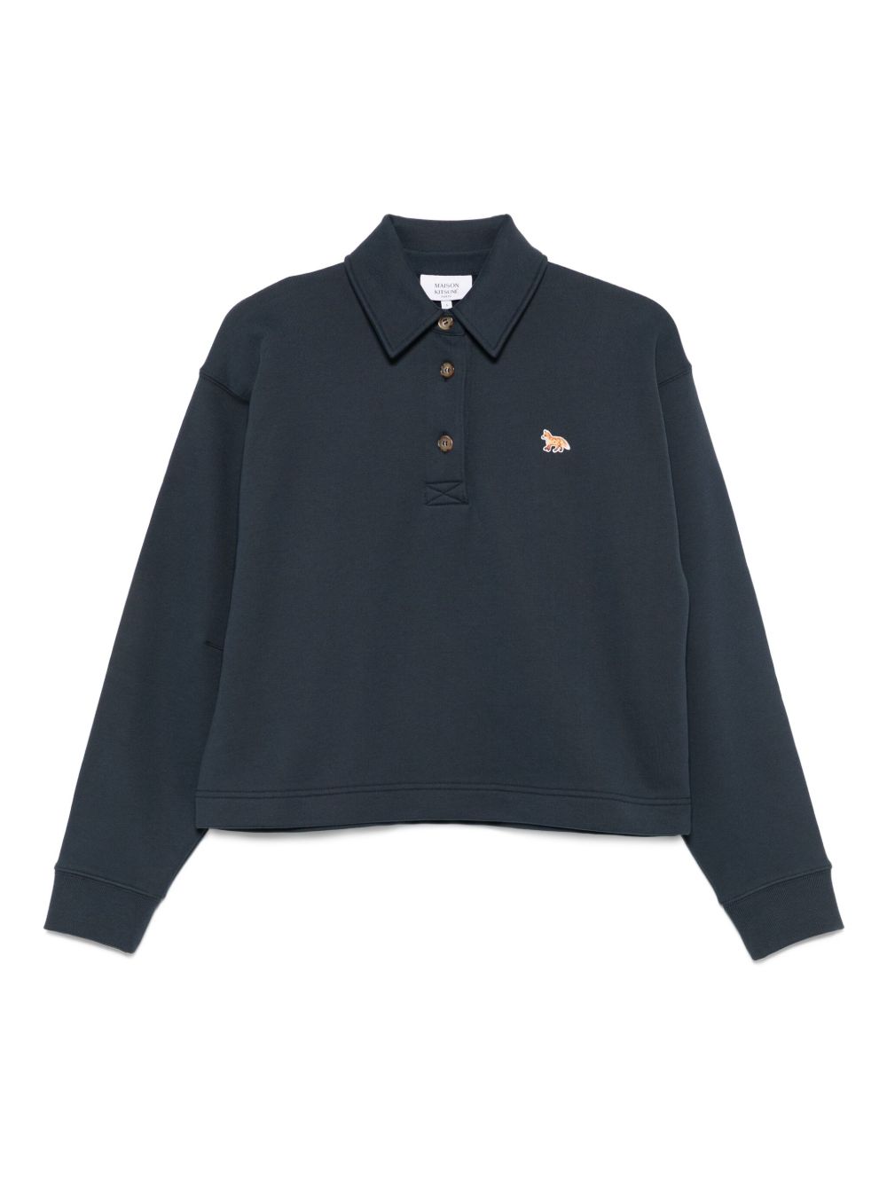 Maison Kitsune T-Shirts And Polos Blue Cotton