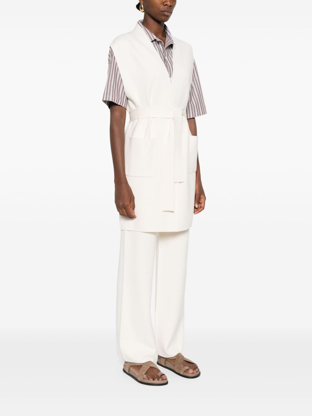 Max Mara Sweaters White Viscosa