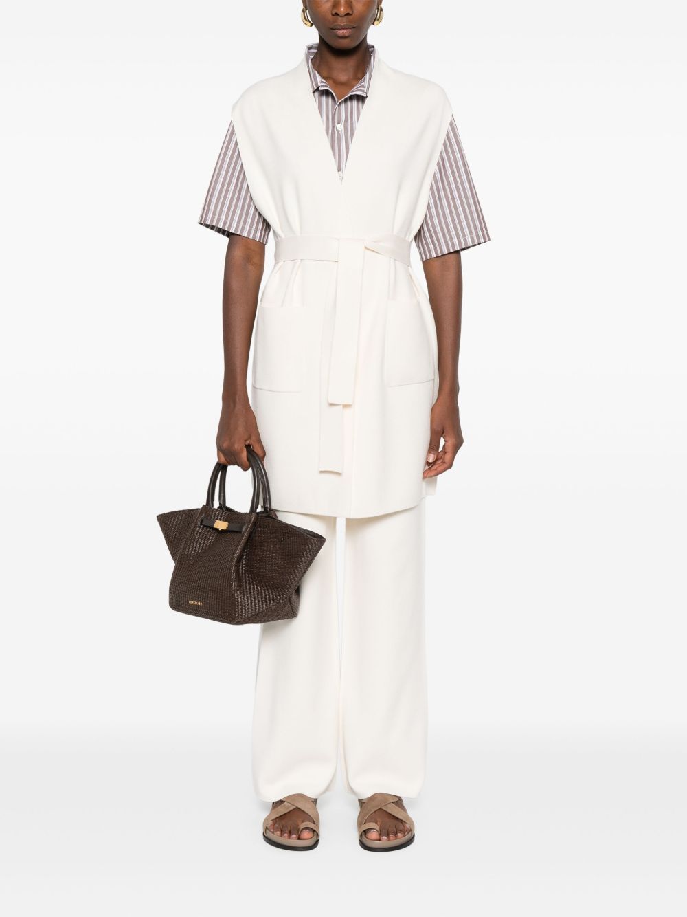 Max Mara Sweaters White Viscosa