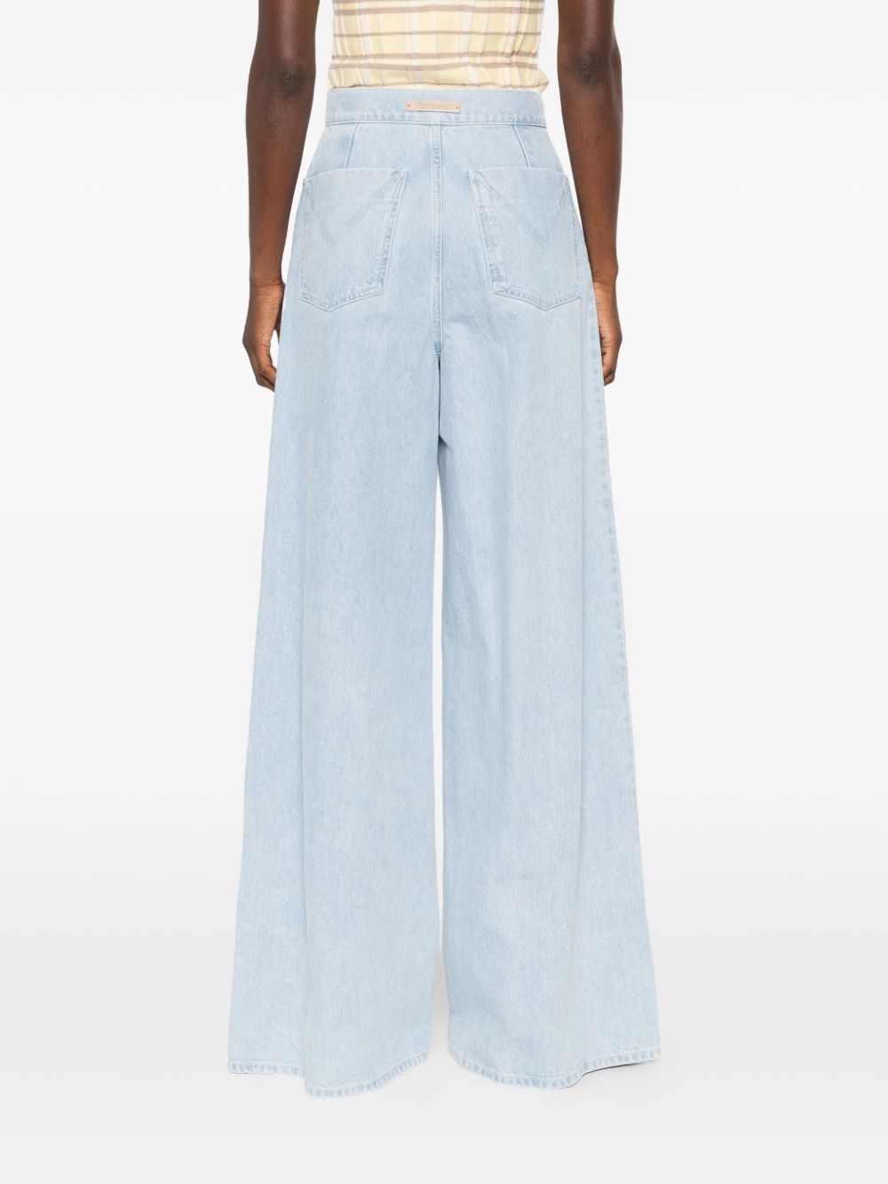 Max Mara Jeans Clear Blue Cotton