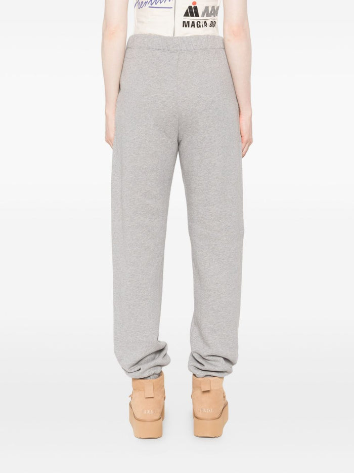 The Attico Trousers Light Grey Cotton
