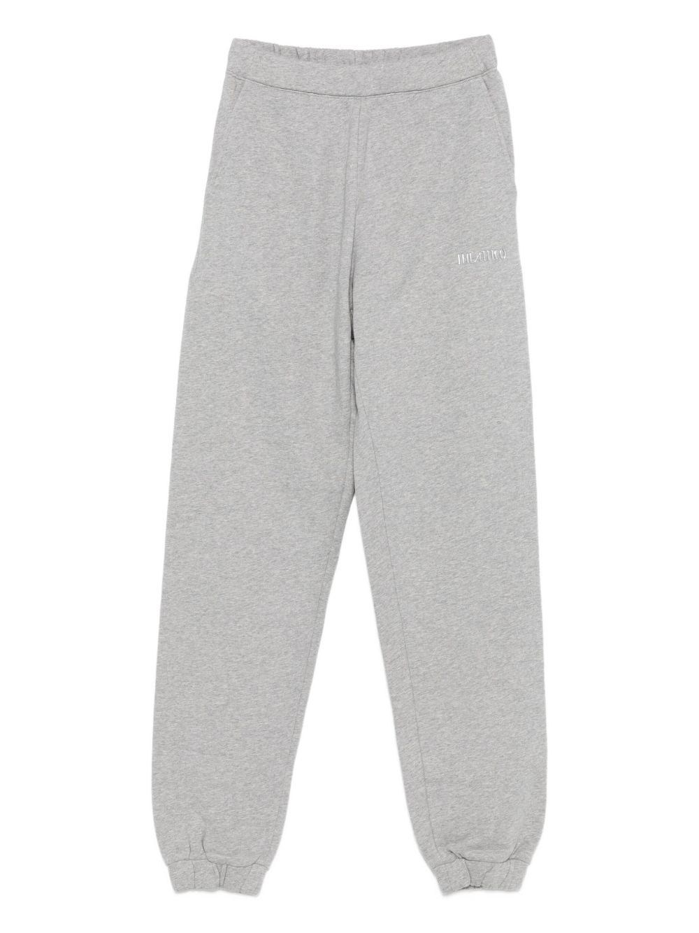 The Attico Trousers Light Grey Cotton