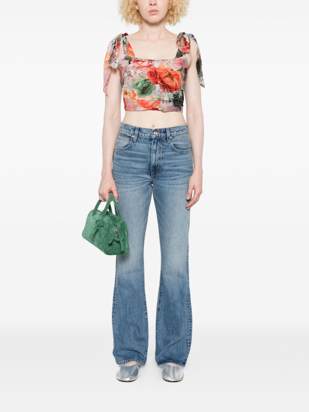 Alice + Olivia Top Multicolour Outer: Cotton