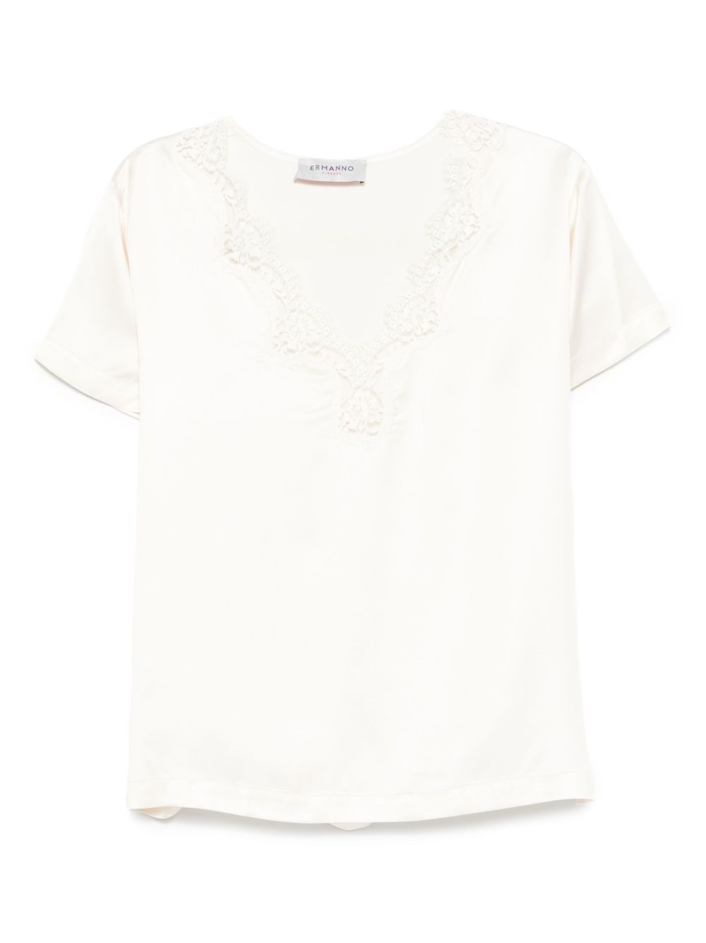 Ermanno Firenze T-Shirts And Polos Beige Viscose