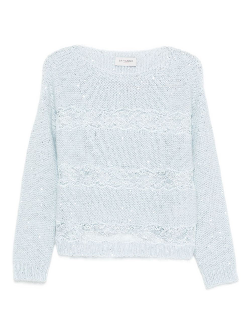 Ermanno Firenze Sweaters Clear Blue Polyamide