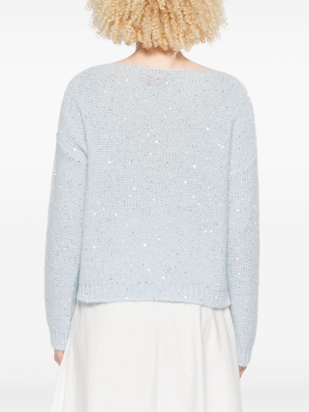 Ermanno Firenze Sweaters Clear Blue Polyamide