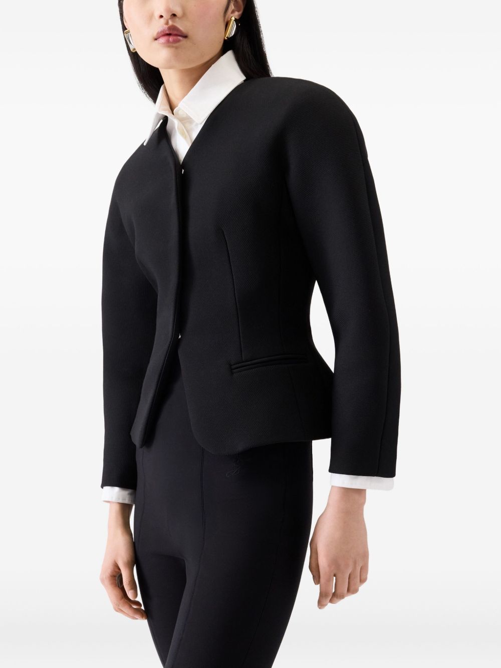 Jacquemus Jackets Black Synthetic->polyester100.0 %